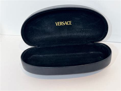 versace suit and tie|versace case for glasses.